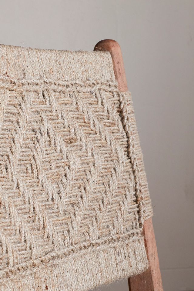 nkuku Vinay Woven Armless Dining Chair #4
