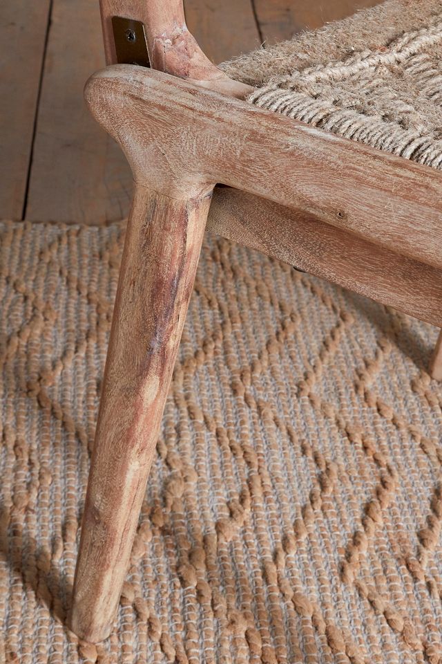 nkuku Vinay Woven Armless Dining Chair #6