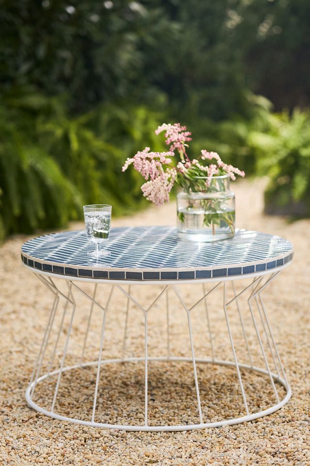 Hourglass Indoor/Outdoor Table #6