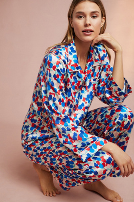 Morgan Lane Ruthie Silk Sleep Top | Anthropologie