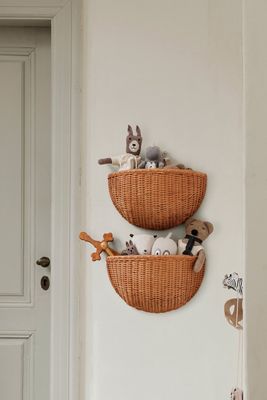 Ferm Living Braided Wall Pockets, Set of 2