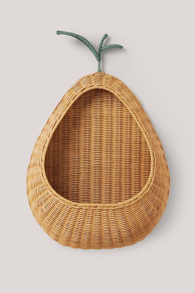 Ferm Living Bolsa de Pared Trenzada en forma de Pera #1