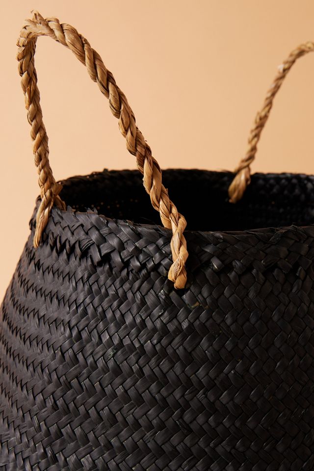 Hand-Woven Seagrass Belly Basket #2