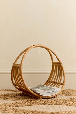 Porte-revues en rotin Perla