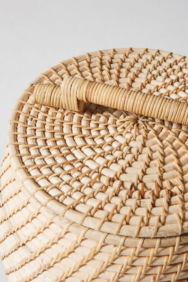 Handwoven Ombre Laundry Basket #2