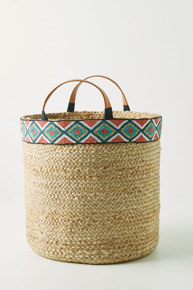Beaded Tanzana Basket #1