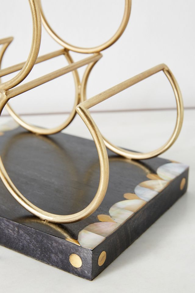 Mother-of-Pearl Inlay Wine Rack #8