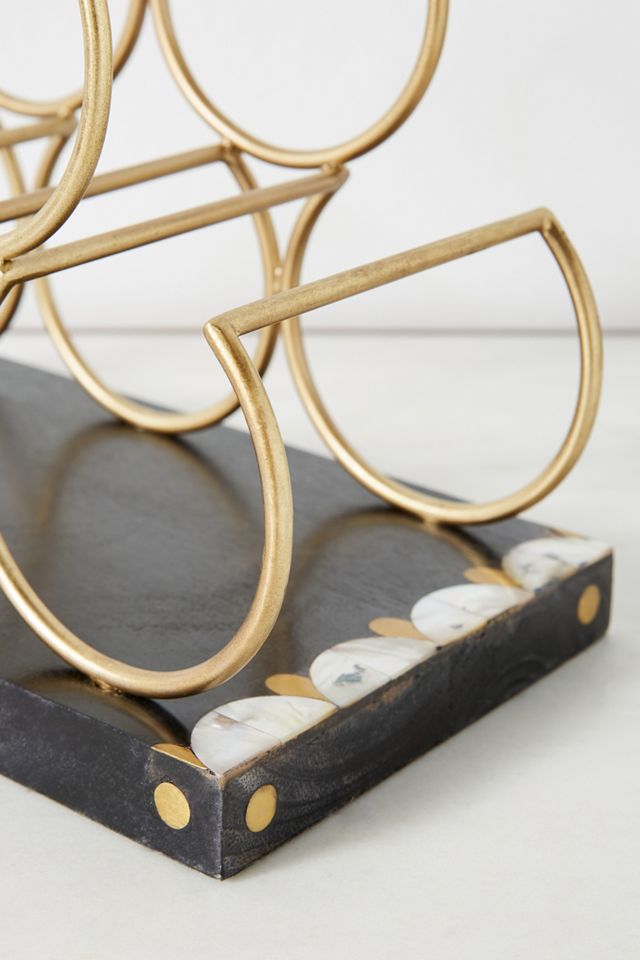 Mother-of-Pearl Inlay Wine Rack #4