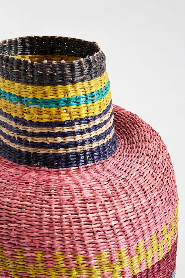 Kaleidoscope Seagrass Basket #2