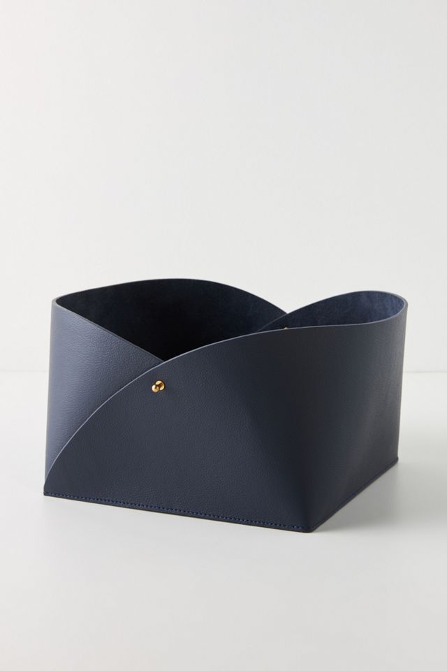 Viv Leather Basket #4