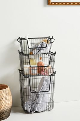 Barbra Stackable Wire Storage Bin