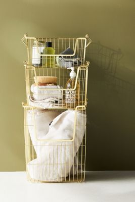 Barbra Stackable Wire Storage Bin