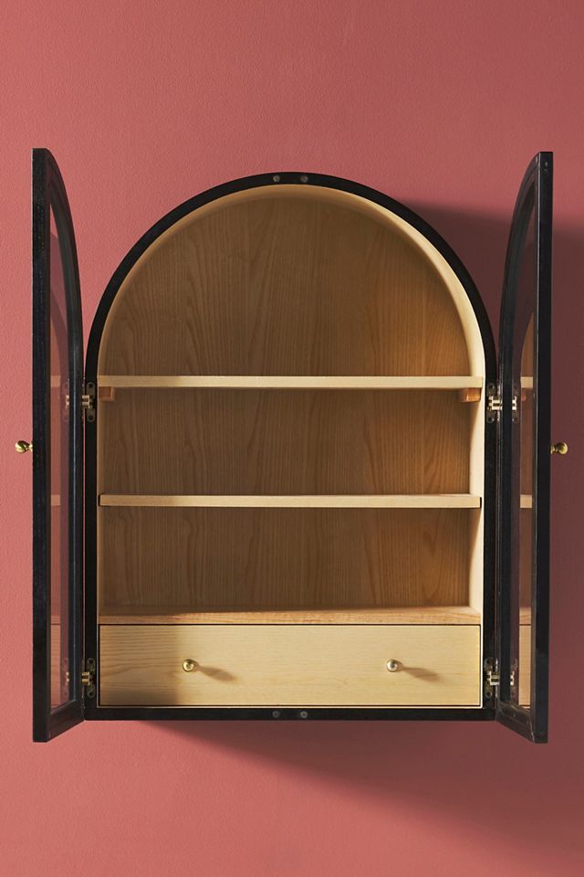 Fern Wood Bathroom Wall Cabinet #2