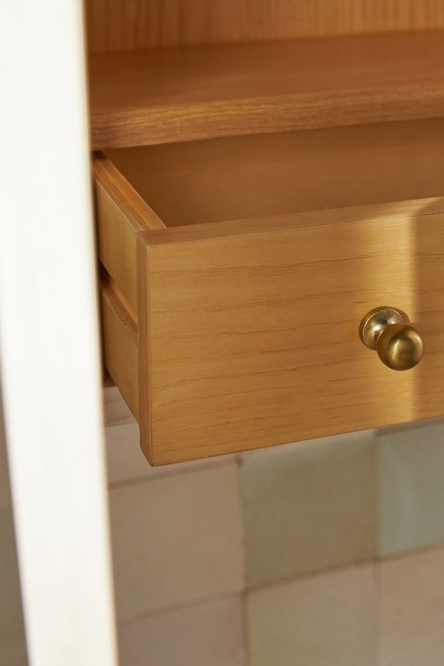 Fern Wood Bathroom Wall Cabinet #1