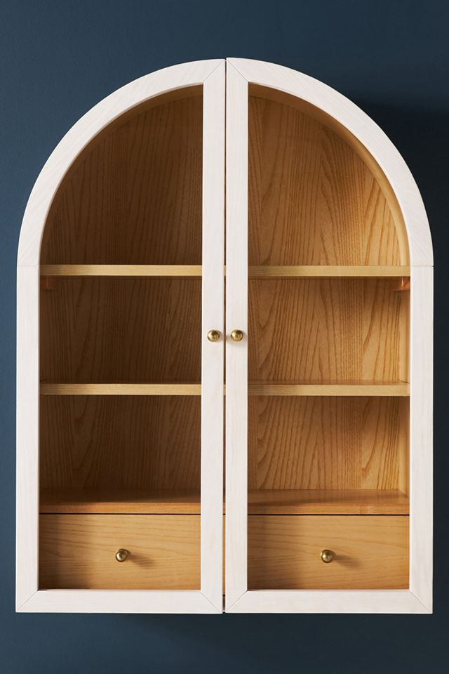 Fern Wood Bathroom Wall Cabinet #3