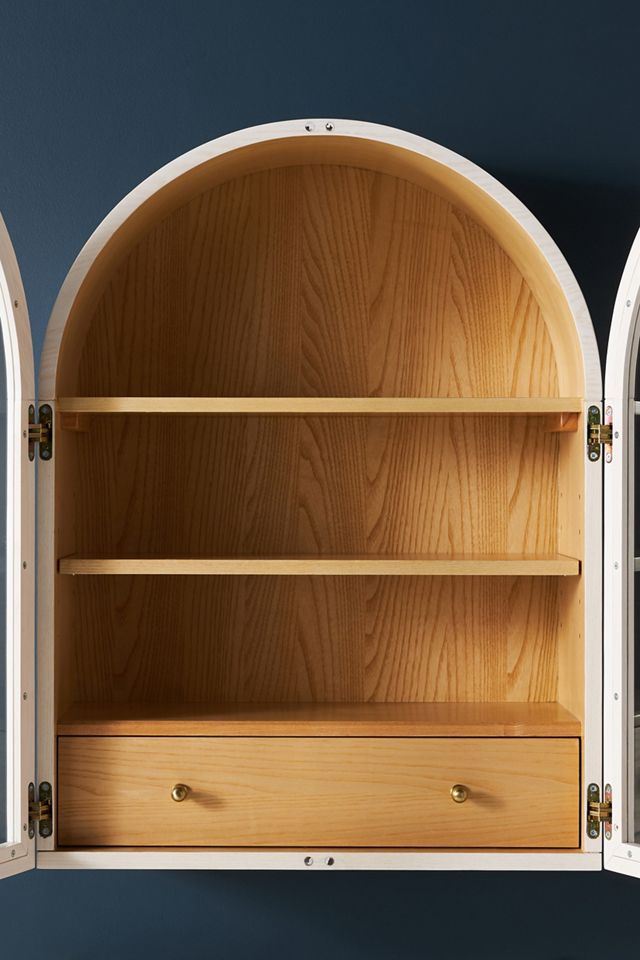 Fern Wood Bathroom Wall Cabinet #4