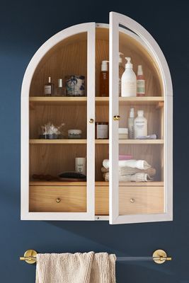 Fern Wood Bathroom Wall Cabinet