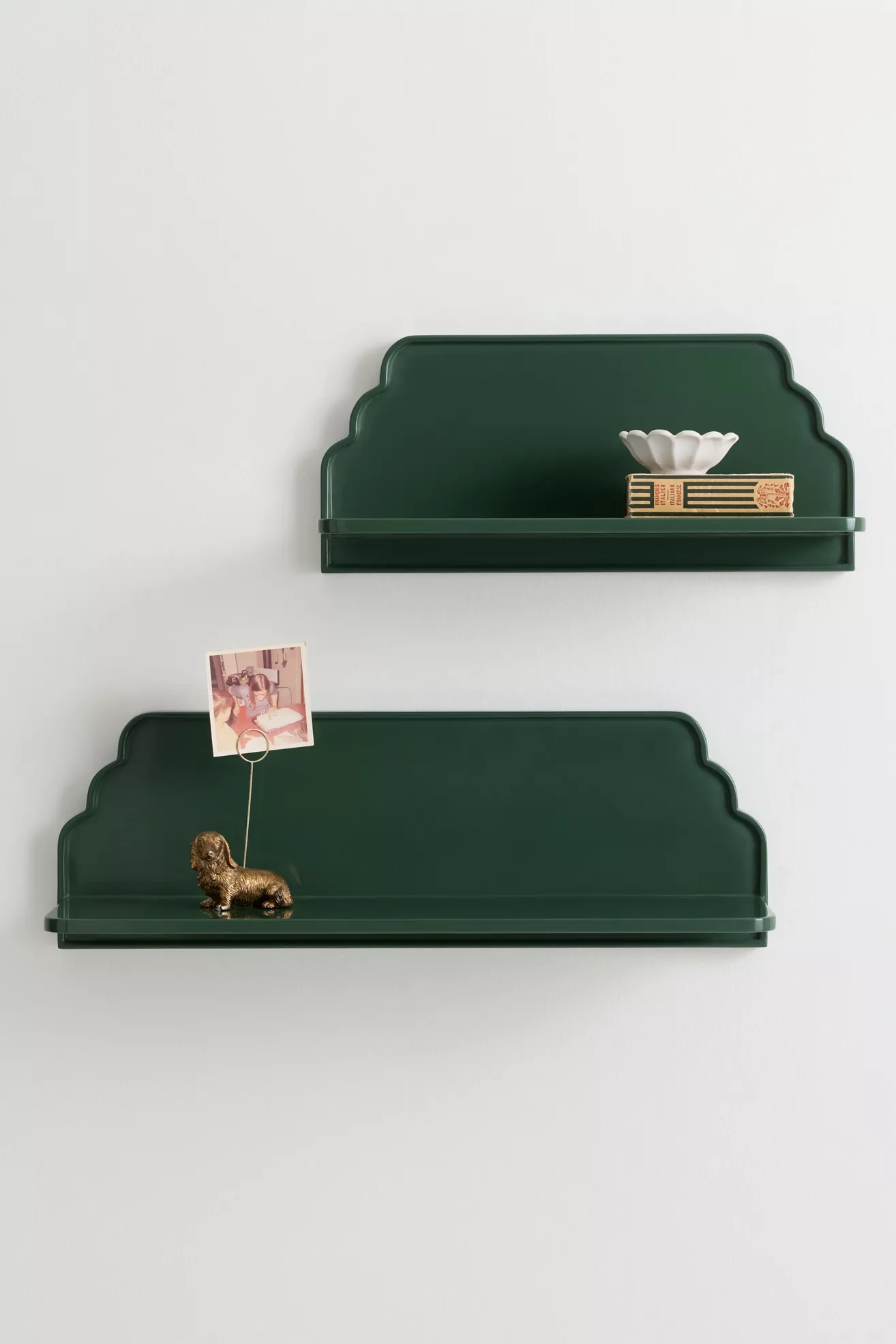 Betti Wood Scalloped Shelf