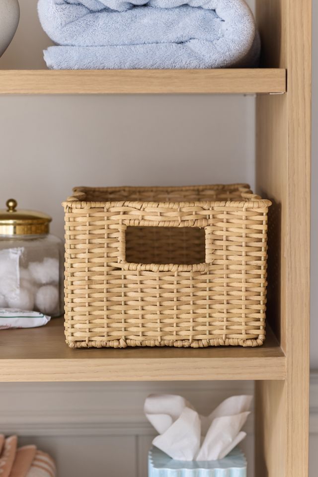 Wicker Ripple Basket #1