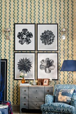 MINDTHEGAP Vintage Ikat Wallpaper