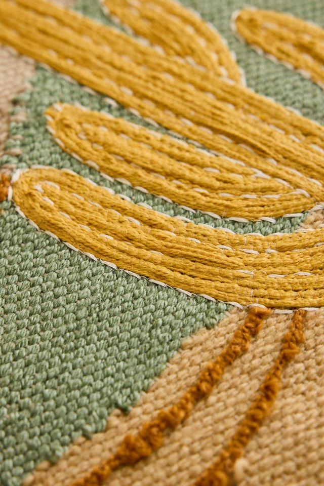 Embroidered Cactus Wall Art #2