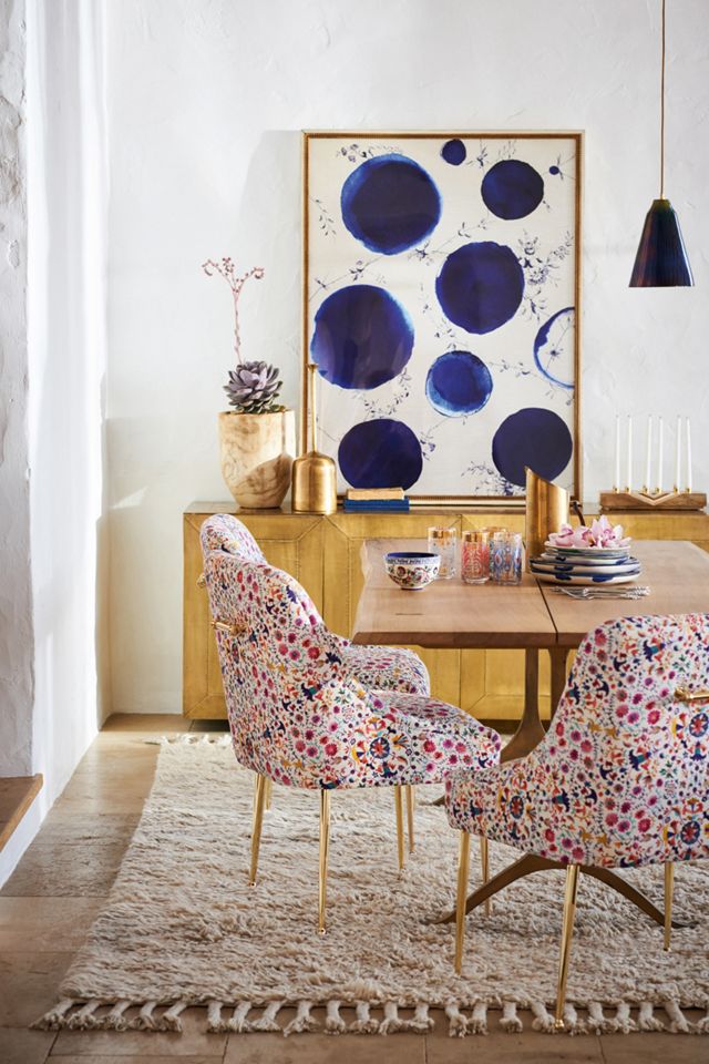 Blue Dots Wall Art #3