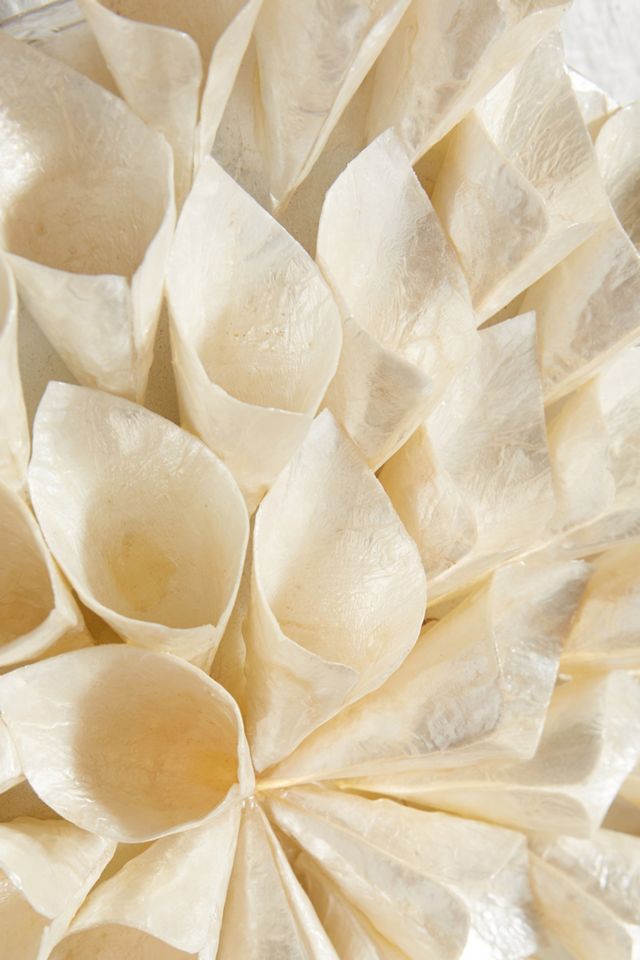 Capiz Flower Wall Charm #2