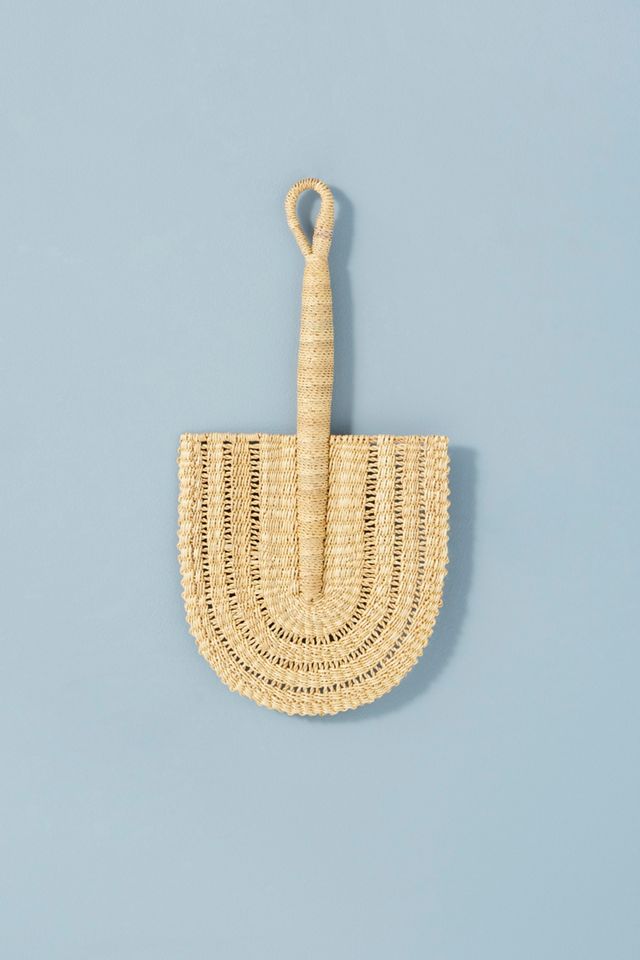 Woven Fan Wall Hanging #1