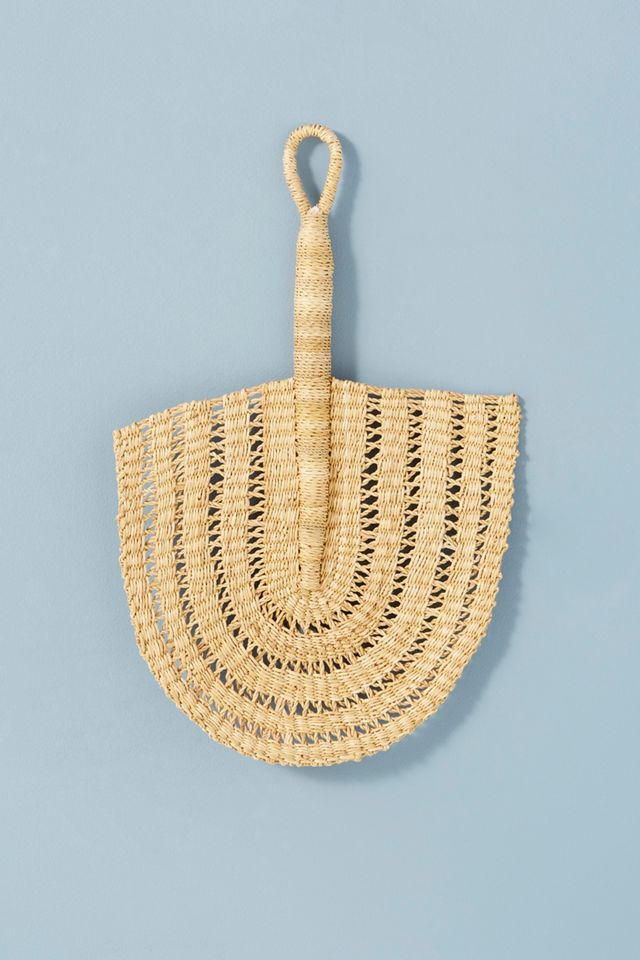 Woven Fan Wall Hanging #3