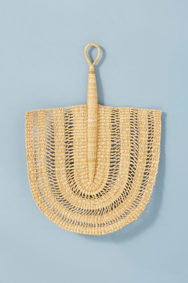 Woven Fan Wall Hanging #5