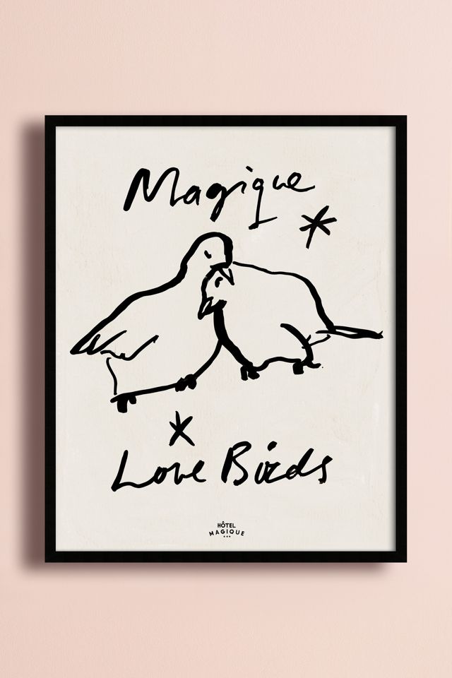 Magique Love Birds Wall Art Anthropologie UK