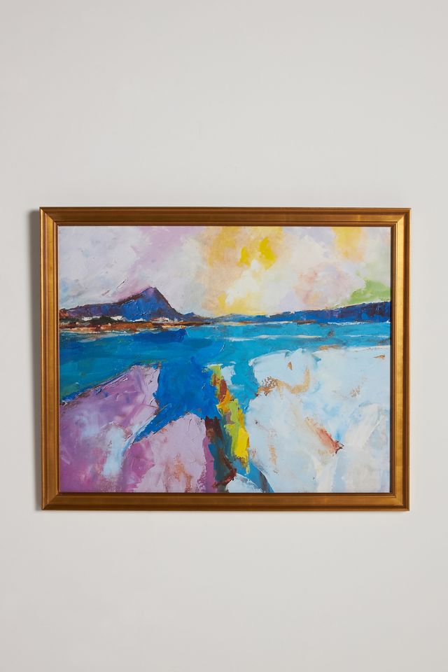 Blue Meditation Wall Art #1