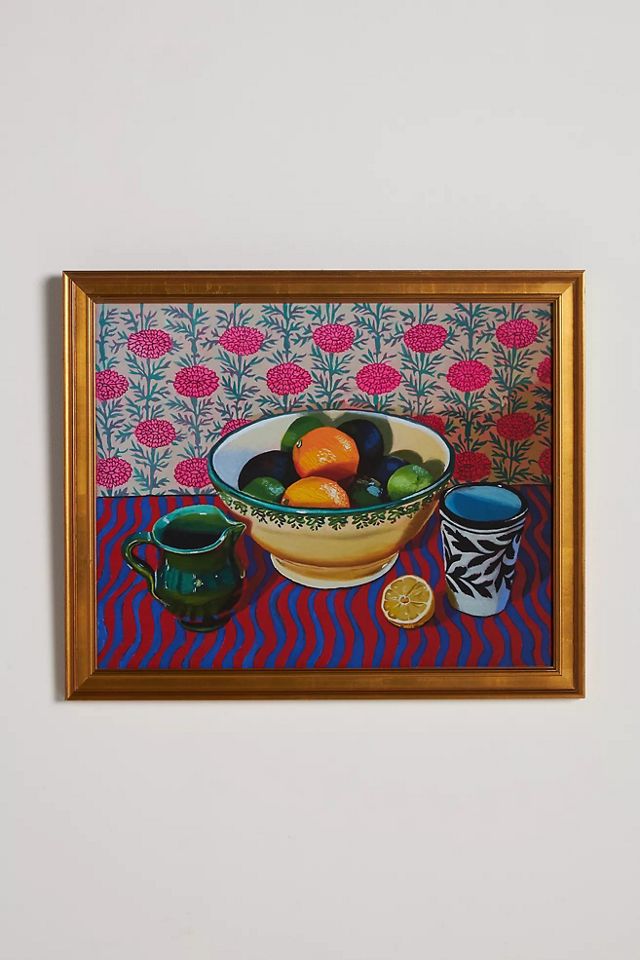 Naranjas y aguacates Arte de pared #1