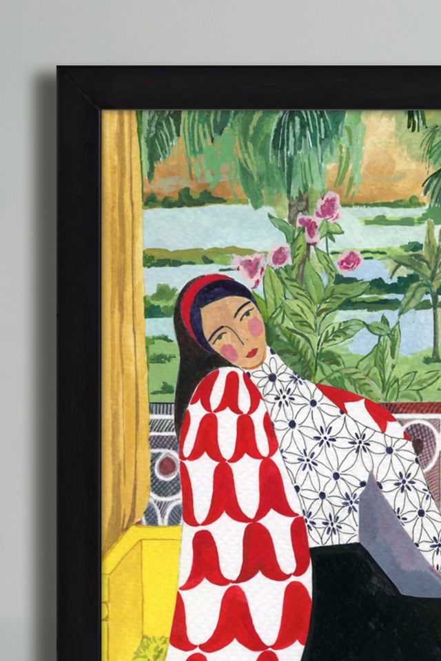 Seated Lady 4 by Sharan Ranshi Wall Art #1