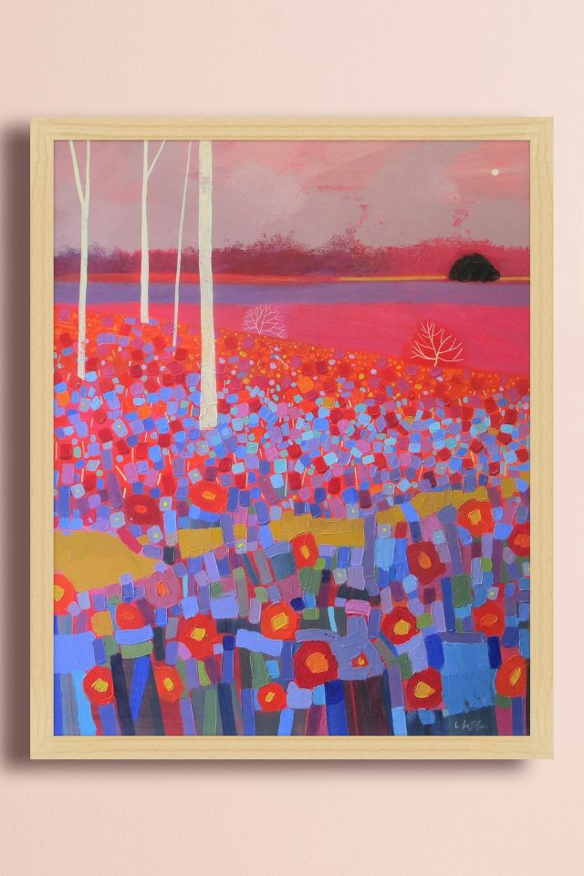 Sunset Poppies by Giuliana Lazzerini on Artfully Walls