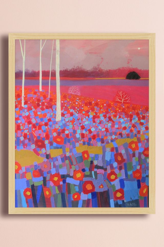 Sunset Poppies by Giuliana Lazzerini on Artfully Walls