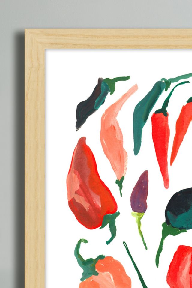 Quadro Hot Peppers di Margaret Jeane #1