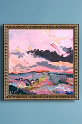 Arte de Pared Orange Sun In Pink Sky de KT Smail