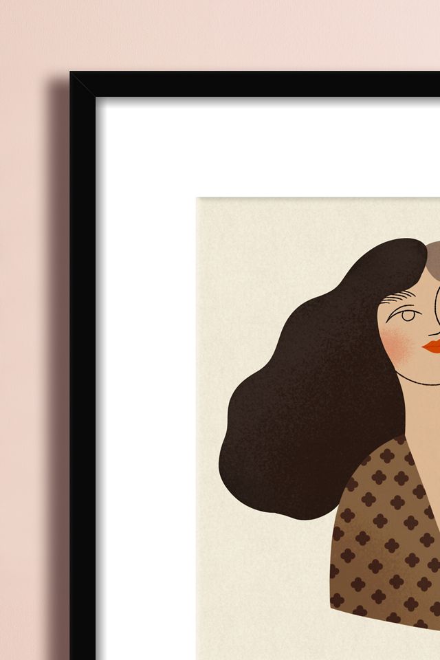 Pretty Hair por Clare Owen Wall Art #1