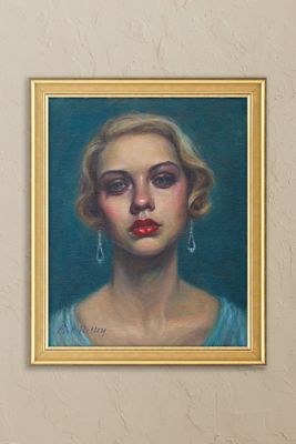 Sapphire Blues by Pat Kelley Framed Wall Art