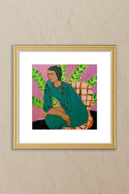 Whispers Under Pink Skies by Naomi Munuo Framed Wall Art
