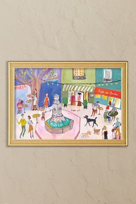 La Fête du Village Framed Wall Art