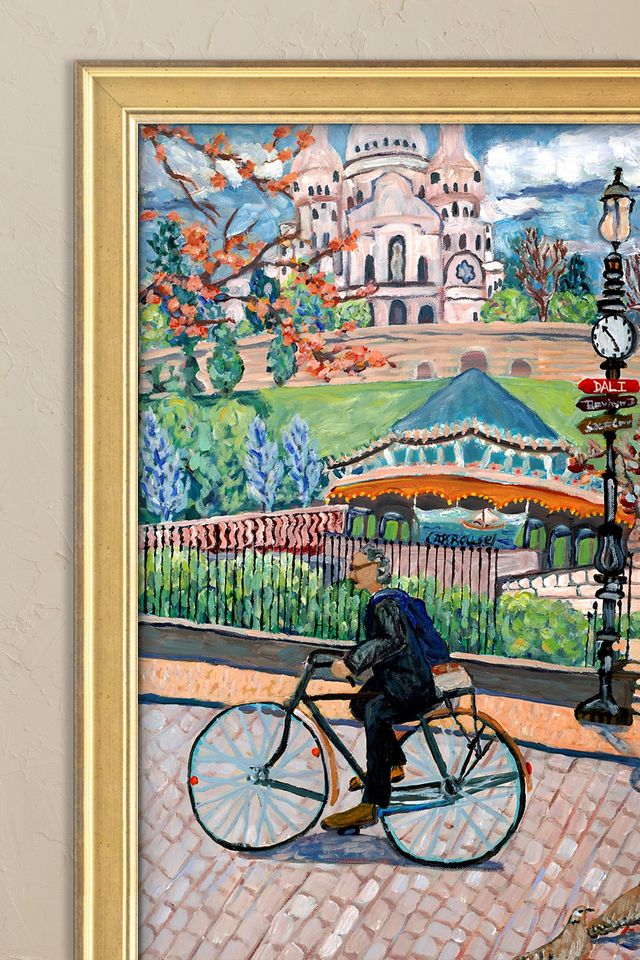 Sacre Coeur View Framed Wall Art #1