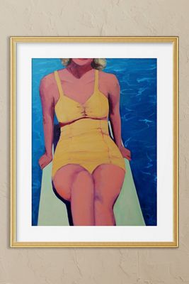 Diving Board Beauty Framed Wall Art