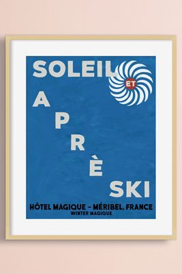 SOLEIL ET APRÈS-SKI Framed Wall Art