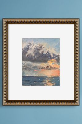 Sunset on the Sea Framed Wall Art