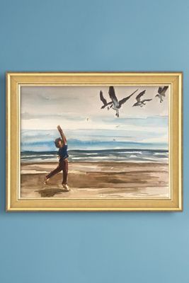 Beach Day Framed Wall Art