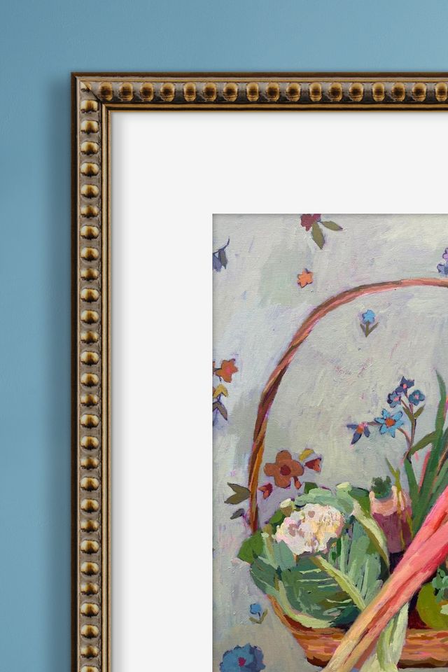 Winter Vegetables & Rhubarb Framed Wall Art #1