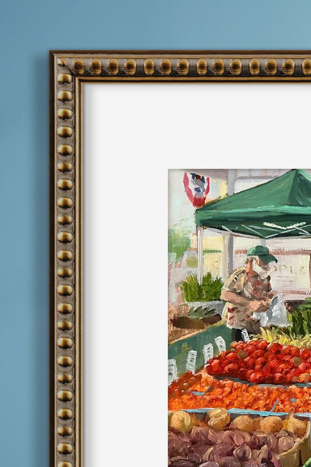 Farmers Market Framed Wall Art #1
