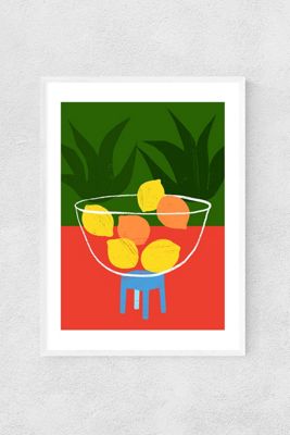 Citrus Garden Wall Print